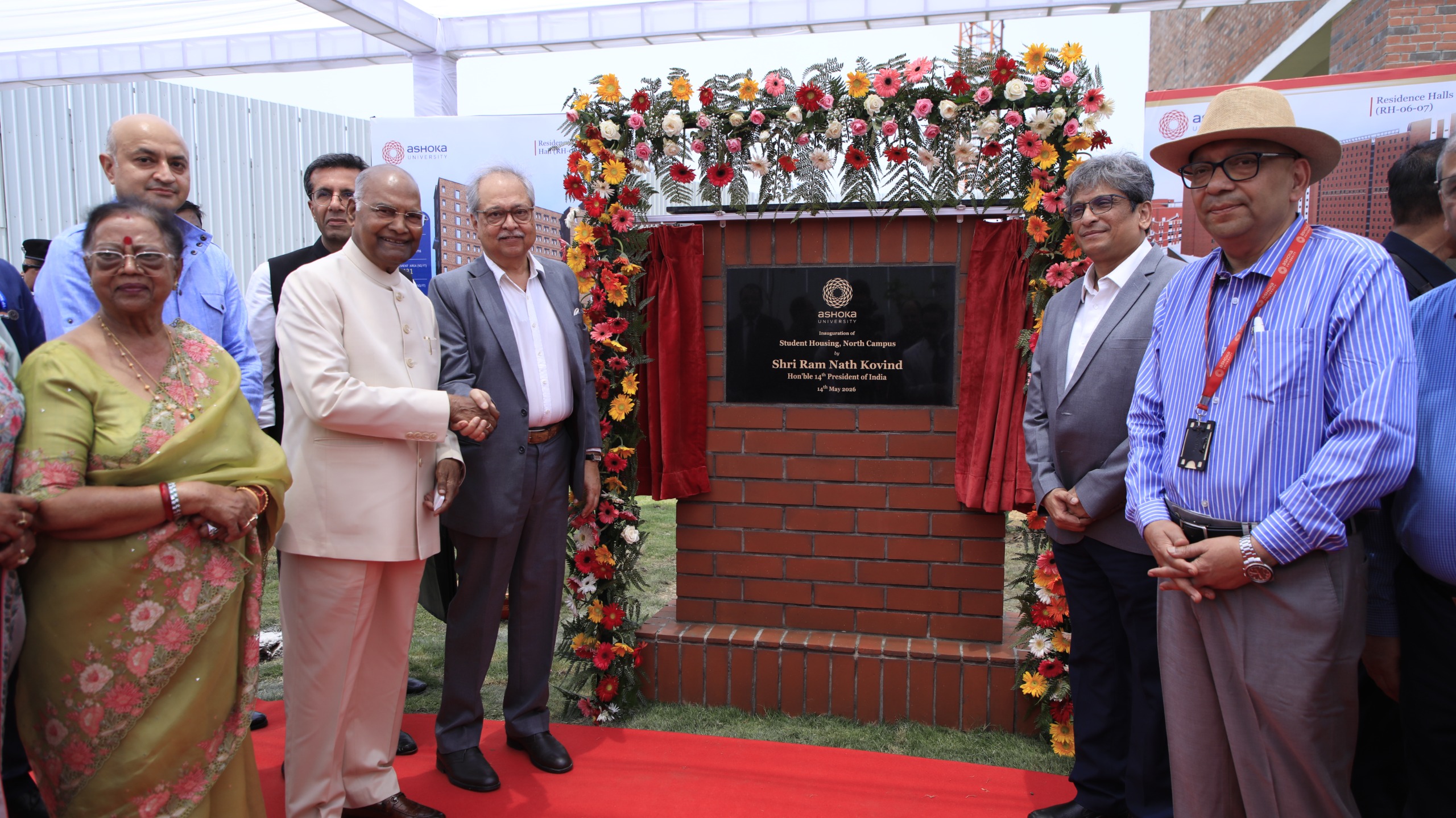Former President Shri Ram Nath Kovind Visits Ashoka University; Inaugurates Student Housing Facility on Campus